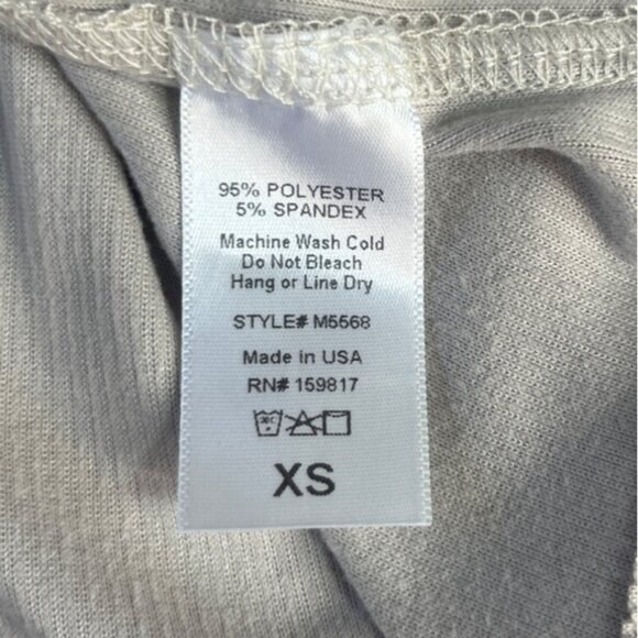 AS Revival Long Sleeve Cropped Top Shirt Womens XS Tan New WOT Back Cutout - Picture 6 of 6